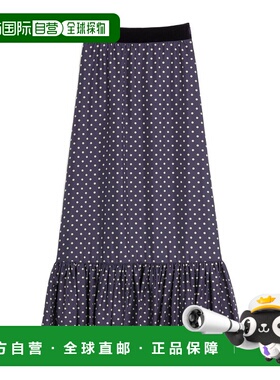 香港直邮Valentino 波点半身裙 BRADS19ML华伦天奴a字裙