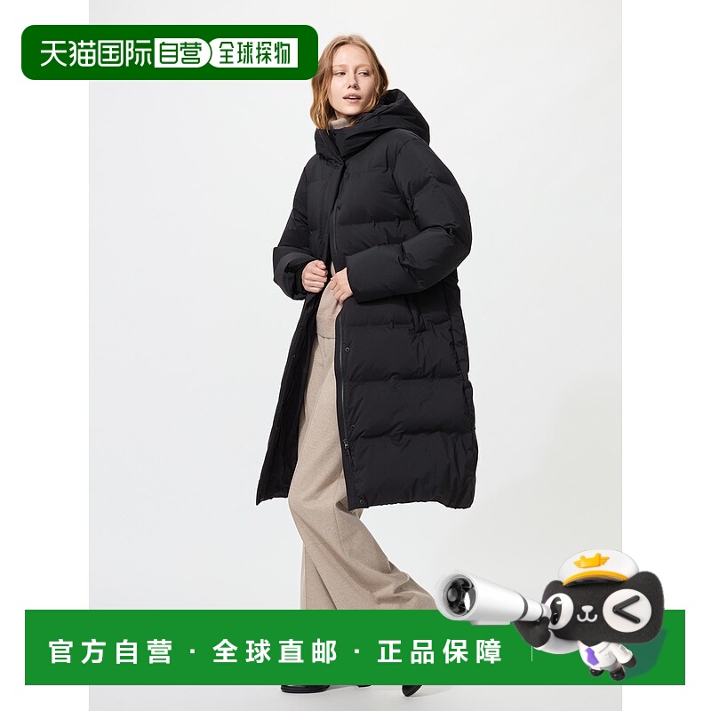 日潮跑腿UNIQLO优衣库 无缝羽绒长外套 478579
