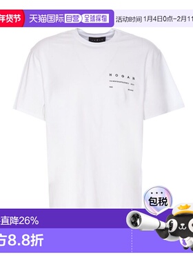 1h可退 香港直邮Hogan 男士 短袖T恤 KQUB3492020WNR white白色