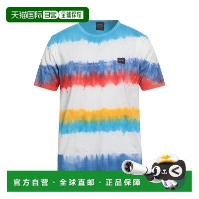 1h可退 香港直邮Paul & Shark 保罗与鲨鱼 男士 T恤 blue蓝色 舒