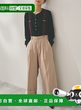 1h可退 日本直邮Spick & Span 女士 Higuchi*S联名 修身斜纹萨斯