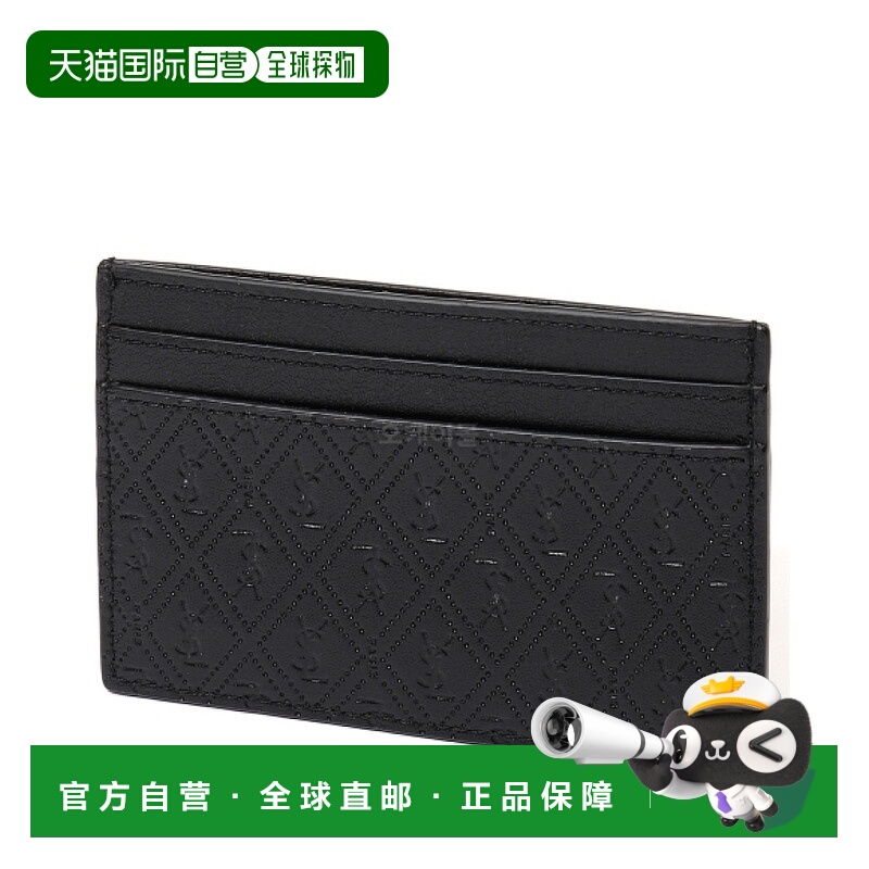 韩国直邮SAINT LAURENT PARIS 647148 18G1Z 1000 卡钱包牛皮卡包