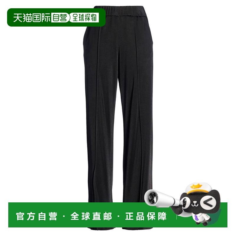 1h可退 香港直邮Jil Sander 吉尔 桑达 女士 休闲长裤 black黑色