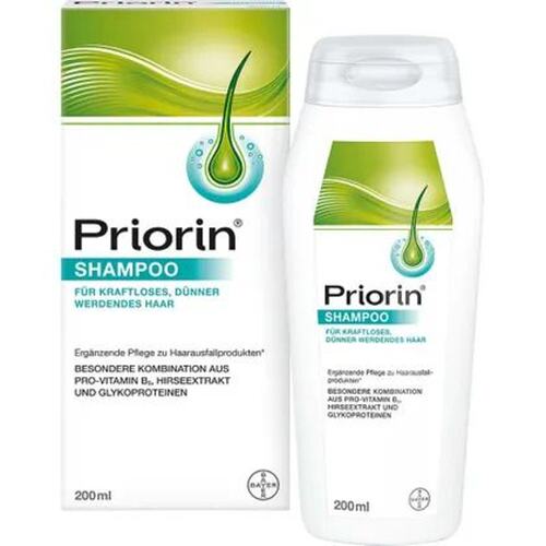 欧洲直邮德国Priorin拜耳防脱生发洗发水200ml／瓶稳固发根
