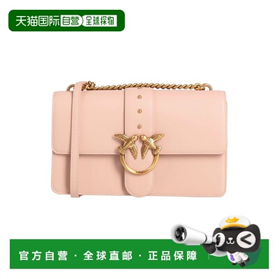 香港直邮Pinko 品高 女士 Bags 斜挎包 pink粉色 舒适时尚手提包