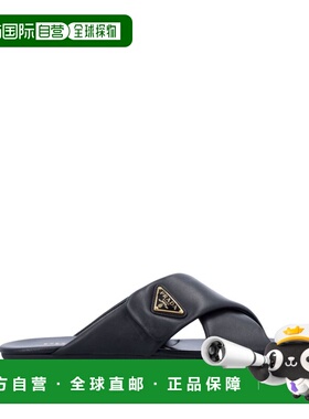 1h可退 香港直邮Prada 普拉达 女士 皮质凉拖 1XX713F005ZHP