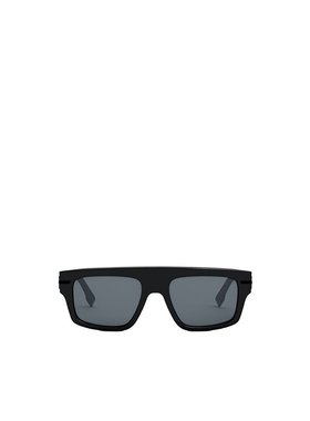 FENDI 男士太阳镜 FE40091U01A SS2024 黑色 徽标太阳镜