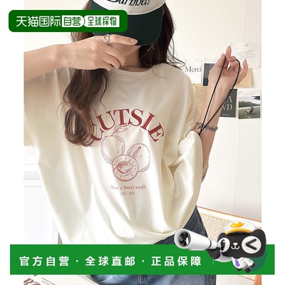 1h可退 日本直邮Classical Elf 女士双面穿抽绳水果印花T恤 ce105