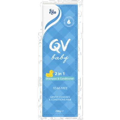 澳大利亚直邮ego意高Qv婴幼儿沐浴洗护二合一保湿滋养肌肤200g