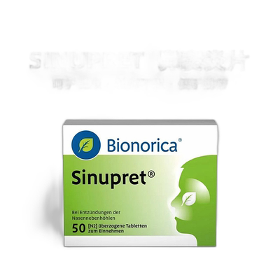 Sinupret鼻窦炎50片减少发炎鼻粘膜肿胀感冒鼻塞鼻窦感染
