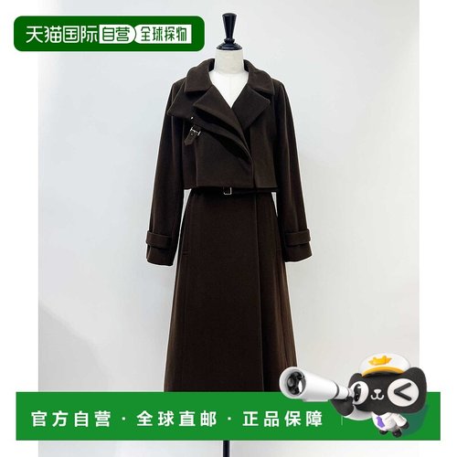 1h可退 日本直邮Noela 女装 2WAY立领大衣 宽松双口袋设计 556451