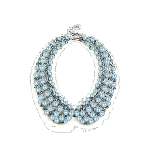自营 eye candy戴安娜声明项链 - 浅蓝色 - 多 美国奥莱直发饰品