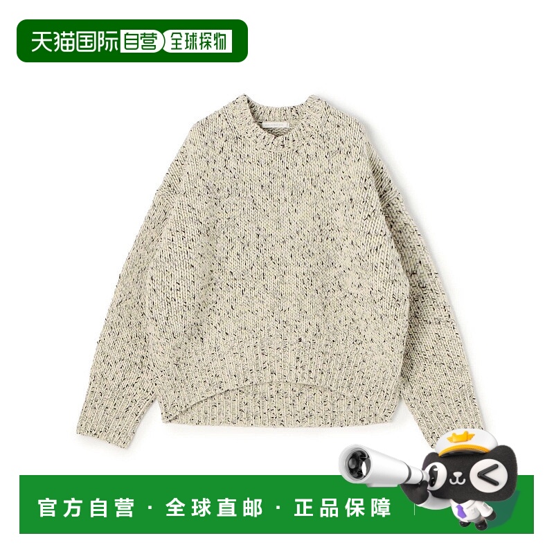 日本直邮GALERIE VIE Sesami Melange羊毛高领短袖针织衫