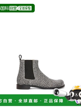 香港直邮LOEWE 男士靴子 MLSC286X01BLACK SS2024 黑色 STIVALI