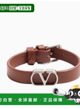 香港直邮valentino 华伦天奴 男士 Garavani Bijoux 棕色珠宝首饰