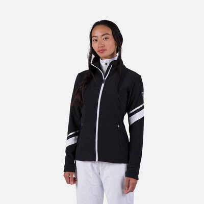 Rossignol 女士 Strawpile 全拉链羊毛夹克（黑色）RLNWL0620000L