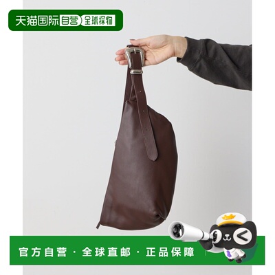1h可退 日本直邮ear PAPILLONNER 女士 真皮双肩/腰挂两用包 金属