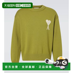 1h可退 香港直邮Ami Paris 男士 Ami de Cœur 羊毛棉质毛衣