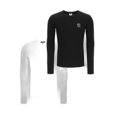 香港直邮VERSACE 男士T恤 AU10197A232741A225E长袖范思哲高档