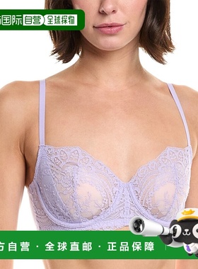 自营Natori Calm Cotton Unlined Bra - purple 美国奥莱直发内衣
