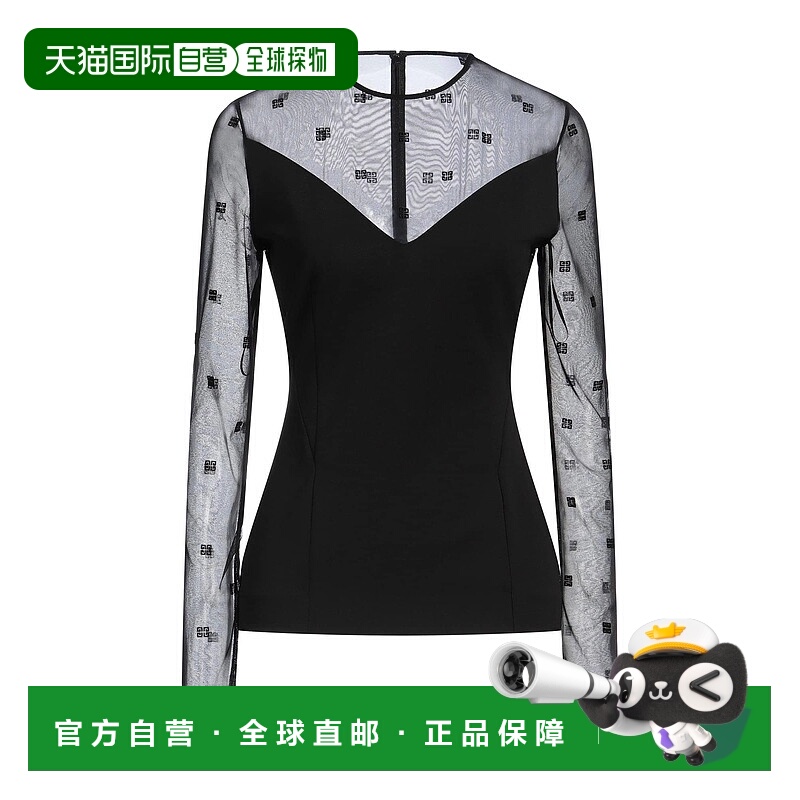 香港直邮Givenchy 纪梵希 女士 上衣 black黑色 舒适时尚