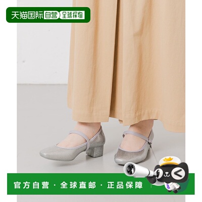 1h可退 日本直邮TEMPERATE 女士 PVC 一体成型防水高跟鞋 闪粉设