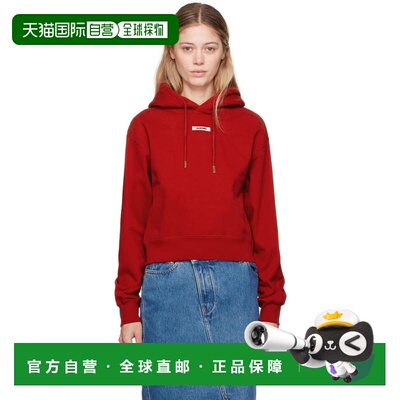 1h可退 香港直邮潮奢 Jacquemus 女士 红色 La Casa 系列 Le hood