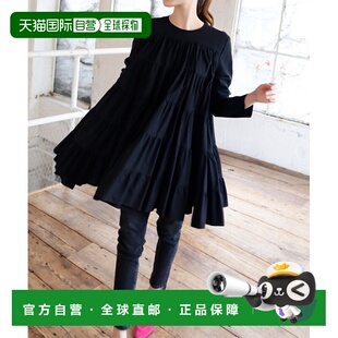 衬衫 女士百分百棉质层叠设计宽松长款 优 日本直邮ELFRANK 1h可退