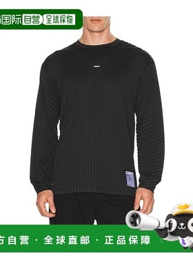 1h可退 香港直邮潮奢 Satisfy 男士 Auralite 褶裥长款T恤 11068B