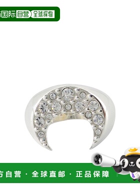 1h可退 香港直邮Marine Serre 月形戒指 UJW081ARMET0001