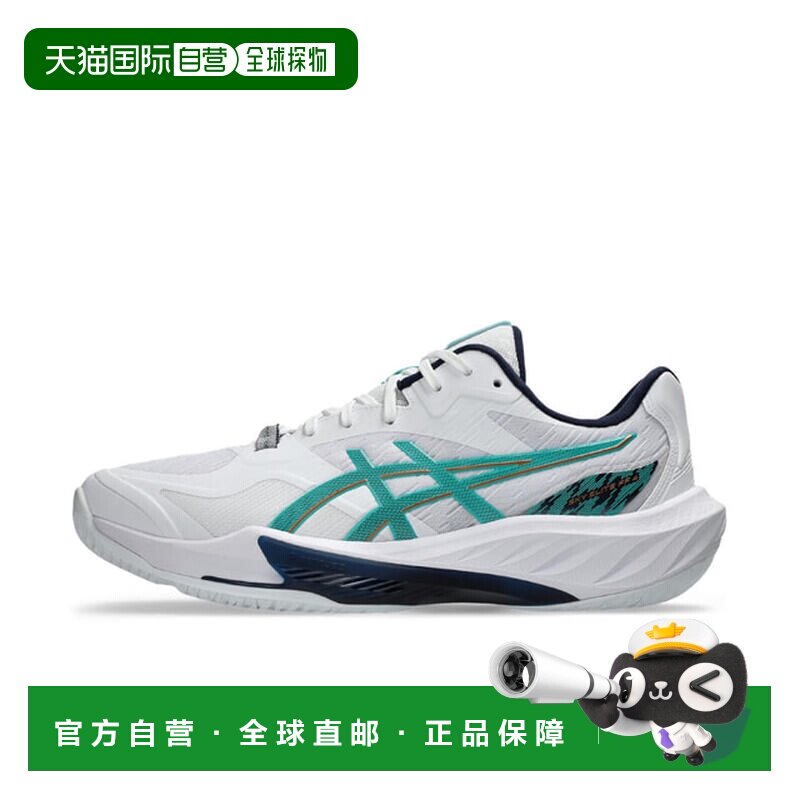 日本直邮Asics/亚瑟士 1053A089 其它运动鞋 白色×孔雀蓝 Asics图片