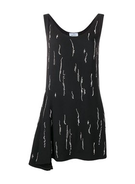 PRADA 女士半身裙 P36U3R1R15S182F0002 CO 黑色 无袖裙