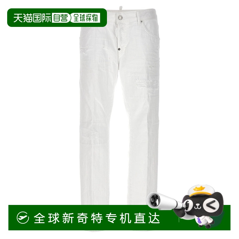 1h可退香港直邮DSQUARED2女士牛仔裤 S72LB0702STN833100 AW202