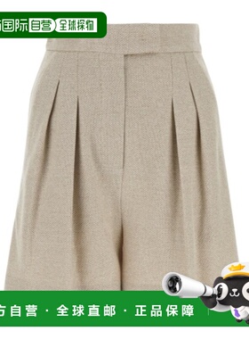 香港直邮MAX MARA 女士短裤 1178101206001-0 SS2024 灰色 直筒短