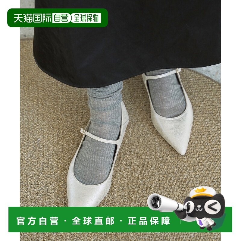 1h可退 日本直邮Le Talon 女士 细带尖头平底鞋 软质舒适巴布什款,女鞋,浅口单鞋,淘宝优惠券,粉丝福利购,淘宝优惠卷