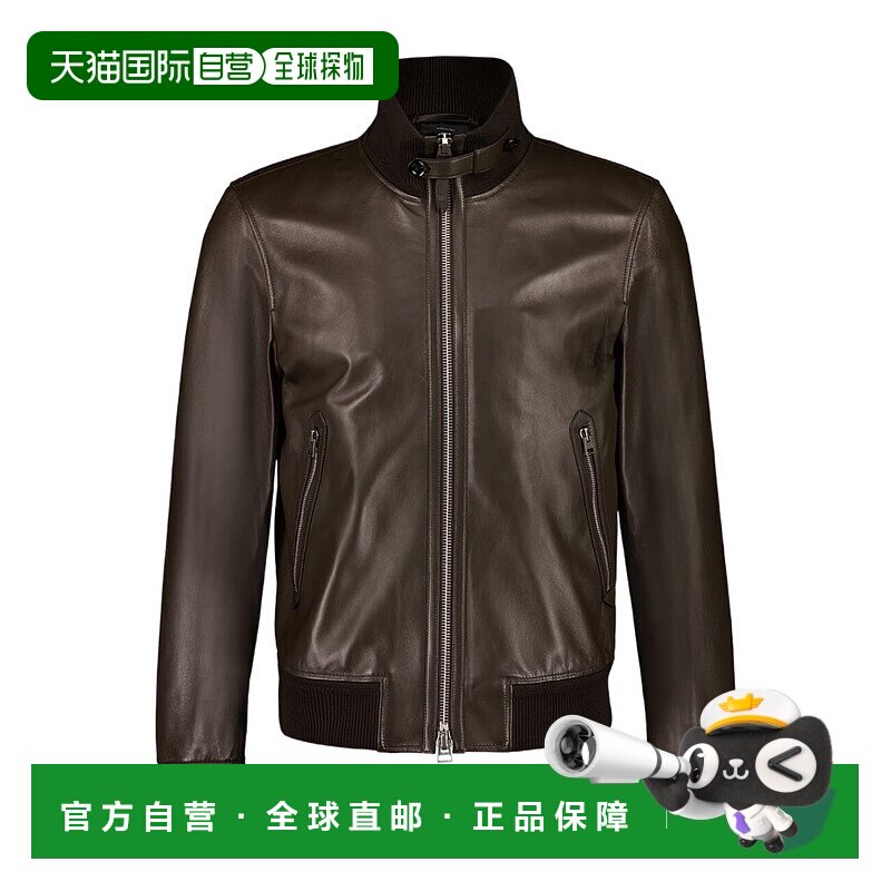香港直邮Tom Ford 长袖夹克男装羊皮皮衣 LBB008-LMN029