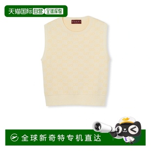 821143 精細GG 歐洲直郵GUCCI 25春夏 女士 背心 7413 古馳 XKEPI