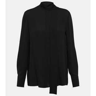 打结领真丝乔其纱衫 潮奢 女士 华伦天奴 000276 Valentino