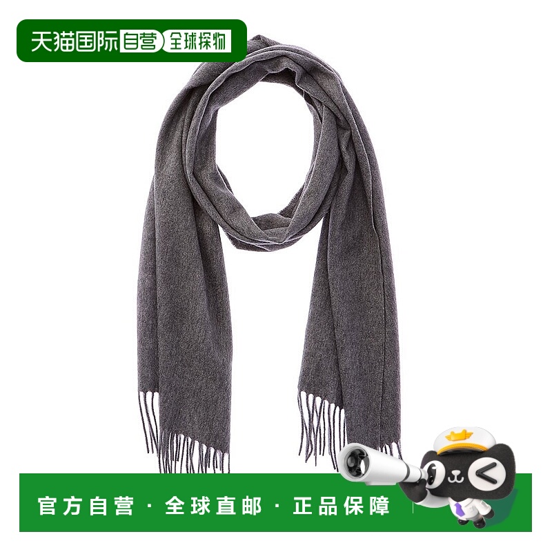 自营Phenix Woven Cashmere Solid Scarf - grey 美国奥莱直发