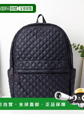 1h可退 【美国直邮】Mz Wallace女士简约双肩包背包黑色上提手可