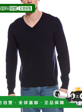自营Mette Cashmere V-Neck Sweater - navy 美国奥莱直发毛衣