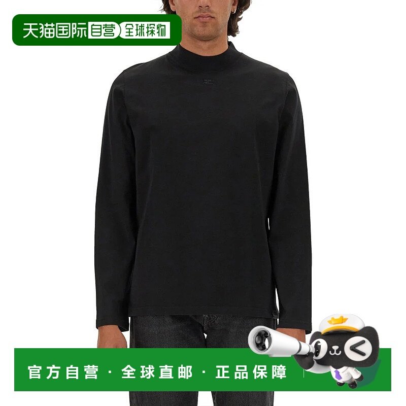 1h可退 欧洲直邮COURREGES 男士T恤324JTS152JS01079999潮牌时尚