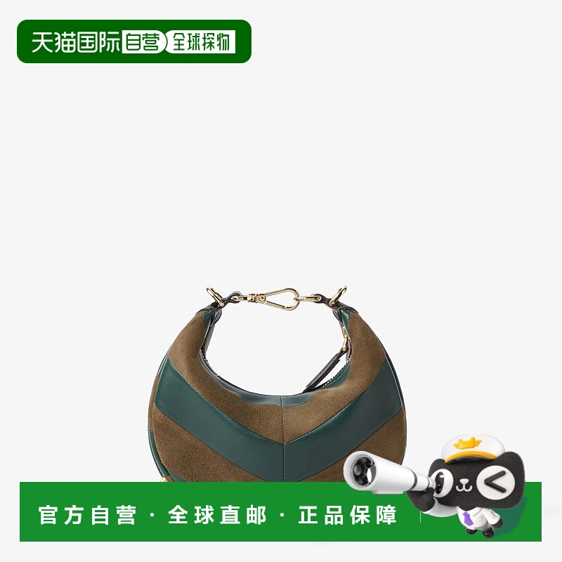 1h可退 香港直邮FENDI 女士手提包 8BS081AYDRF1U3E AW2025 绿色