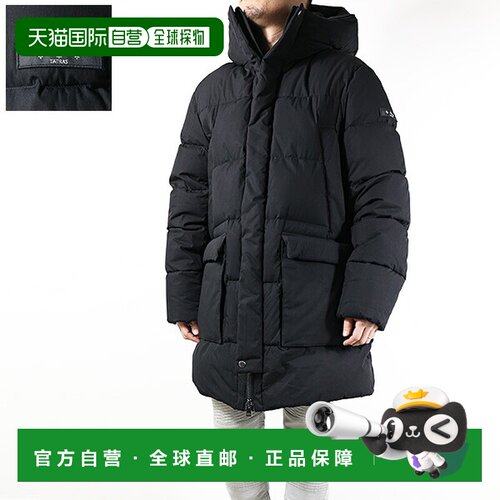 日本直邮TATRAS ACINO 男士中款连帽羽绒服 MJXA0101010528 徽标