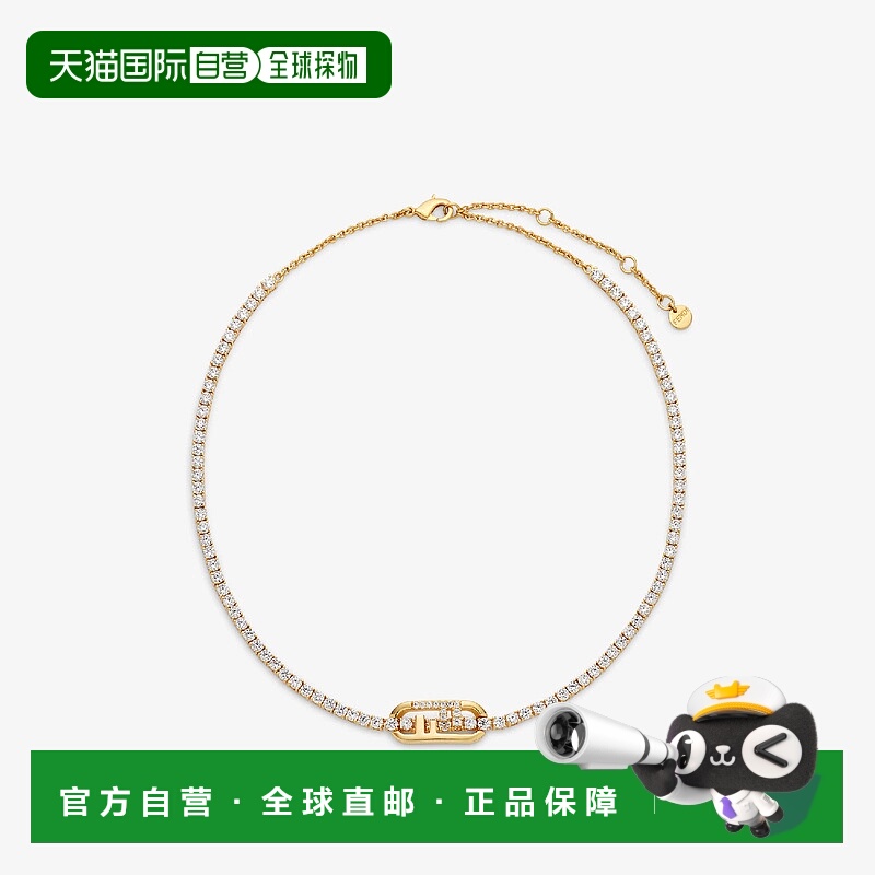 1h可退 欧洲直邮FENDI 芬迪 25秋冬 8AL188ATEPF089U 女士 项链 F