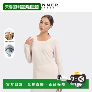 套头针织衫 女士纯羊绒可机洗圆领长款 CASHMERE 欧洲直邮DENNER