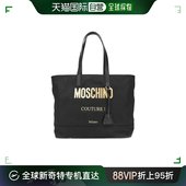 Moschino 莫斯奇诺 女士 logo标牌托特手提包 7B740 香港直邮潮奢