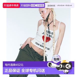 JUST CALIE女士吊带衫 GURLS SLEEVEL CA25ASL002WHF 韩国直邮AS