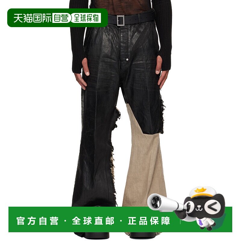 1h可退 香港直邮rick owens 瑞克 欧文斯 男士 黑色 & 灰白色 Con