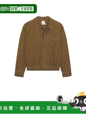 1h可退 香港直邮潮奢 Simkhai 男士 Keith 宽身束腰衬衫式夹克 12